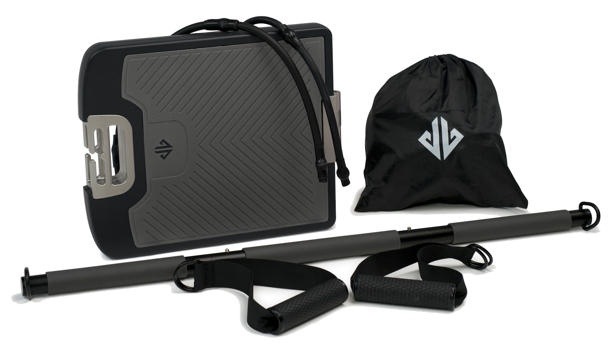 EVO Gym base, bands, bar, handles and accessory bag